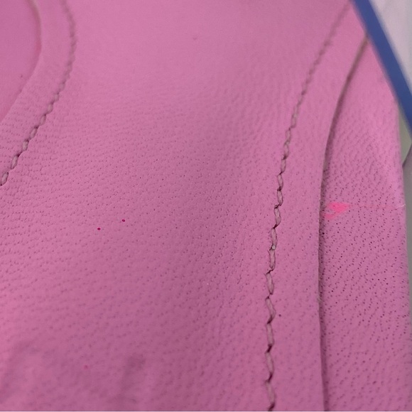 NEW Schutz Women’s Ariella Pink Rosa PVC Block Heel Y2K Sandal Size 8.5 - Picture 8 of 8